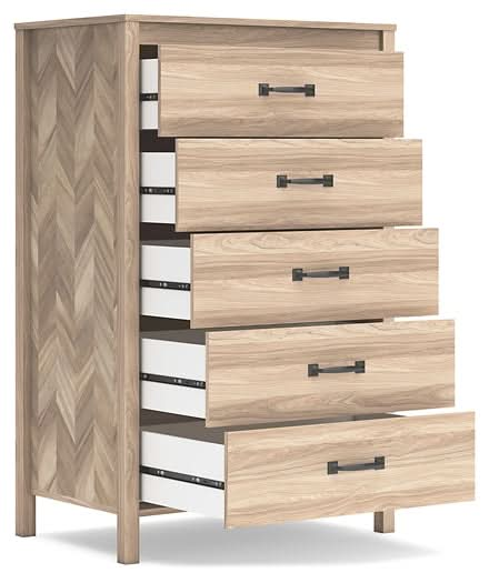 Ashley Express - Battelle Five Drawer Chest - Walo Furniture