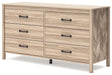 Ashley Express - Battelle Six Drawer Dresser - Walo Furniture