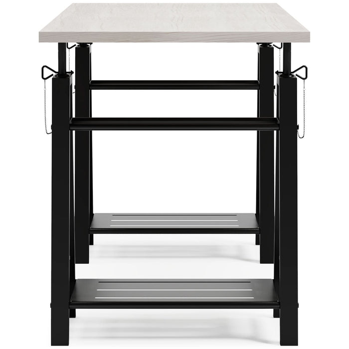 Ashley Express - Bayflynn Adjustable Height Desk - Walo Furniture