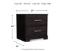 Ashley Express - Belachime Twin Panel Bed with Nightstand - Walo Furniture