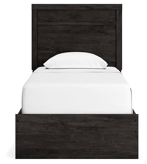 Ashley Express - Belachime Twin Panel Bed with Nightstand - Walo Furniture