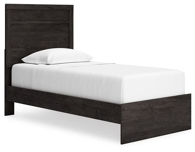 Ashley Express - Belachime Twin Panel Bed with Nightstand - Walo Furniture