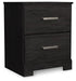 Ashley Express - Belachime Two Drawer Night Stand - Walo Furniture