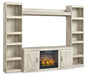 Ashley Express - Bellaby 4 - Piece Entertainment Center with Electric Fireplace - Walo Furniture