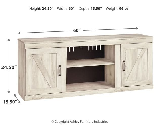 Ashley Express - Bellaby LG TV Stand w/Fireplace Option - Walo Furniture