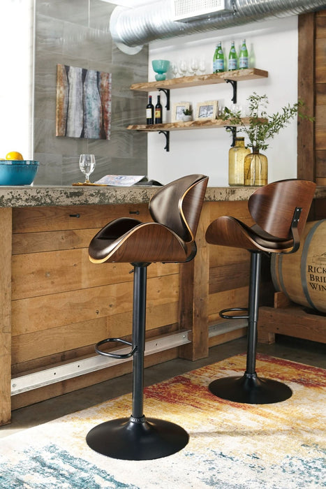 Ashley Express - Bellatier Tall UPH Swivel Barstool(1/CN) - Walo Furniture