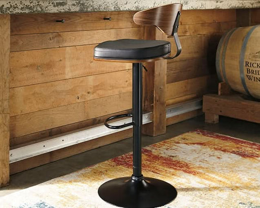 Ashley Express - Bellatier Tall UPH Swivel Barstool(1/CN) - Walo Furniture