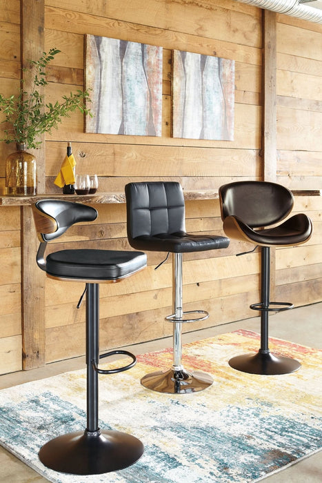 Ashley Express - Bellatier Tall UPH Swivel Barstool(1/CN) - Walo Furniture