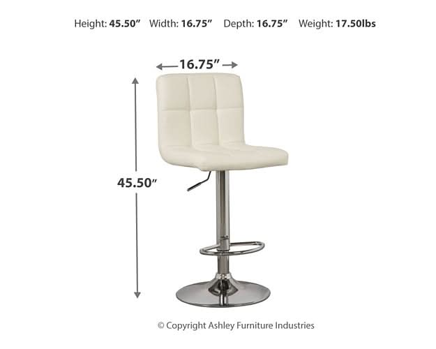 Ashley Express - Bellatier Tall UPH Swivel Barstool(2/CN) - Walo Furniture