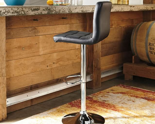 Ashley Express - Bellatier Tall UPH Swivel Barstool(2/CN) - Walo Furniture