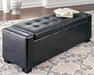 Ashley Express - Benches Upholstered Storage Bench - Walo Furniture