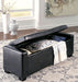 Ashley Express - Benches Upholstered Storage Bench - Walo Furniture