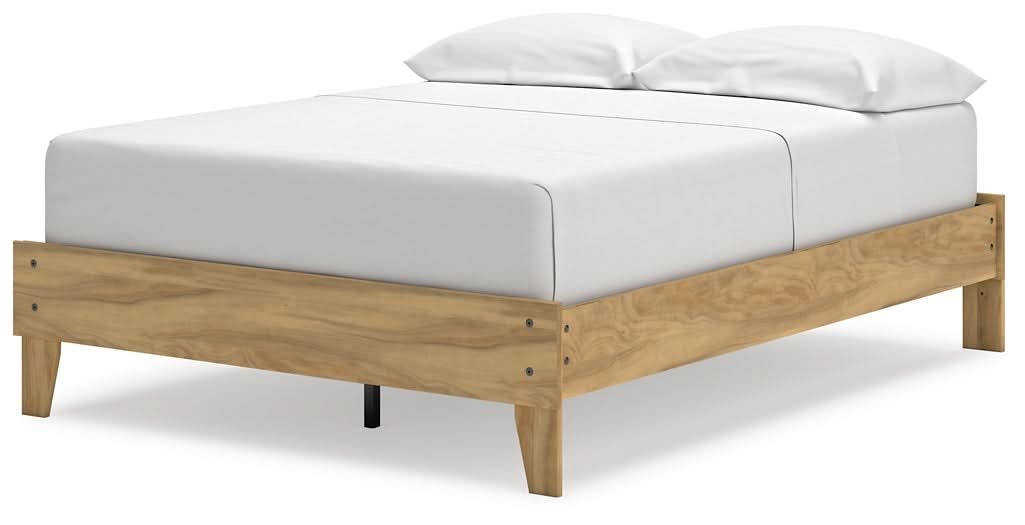 Ashley Express - Bermacy Full Platform Bed with Dresser and Nightstand - Walo Furniture