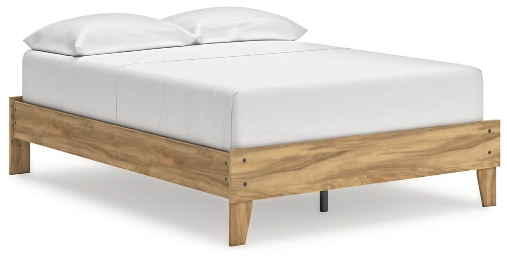 Ashley Express - Bermacy Full Platform Bed with Dresser and Nightstand - Walo Furniture