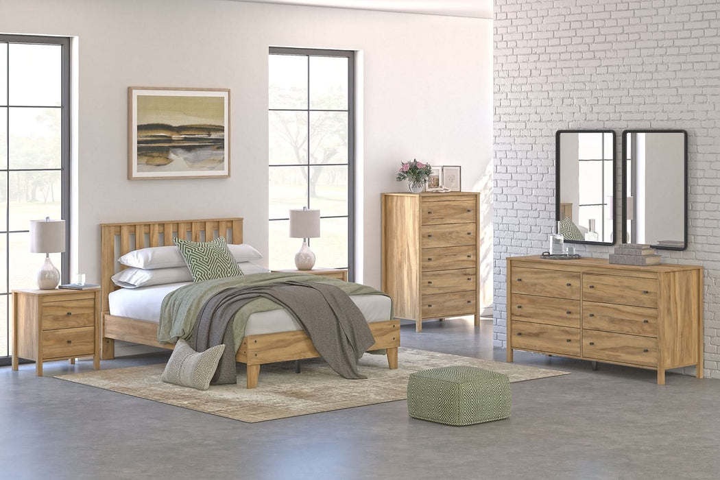 Ashley Express - Bermacy Full Platform Bed with Dresser and Nightstand - Walo Furniture