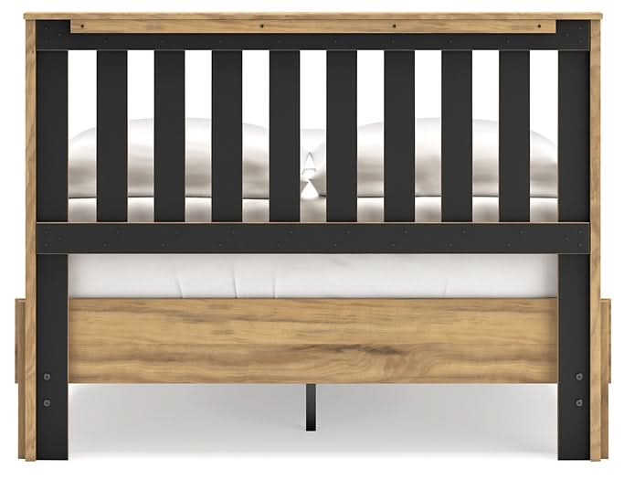 Ashley Express - Bermacy Platform Panel Bed - Walo Furniture