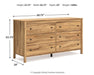 Ashley Express - Bermacy Six Drawer Dresser - Walo Furniture