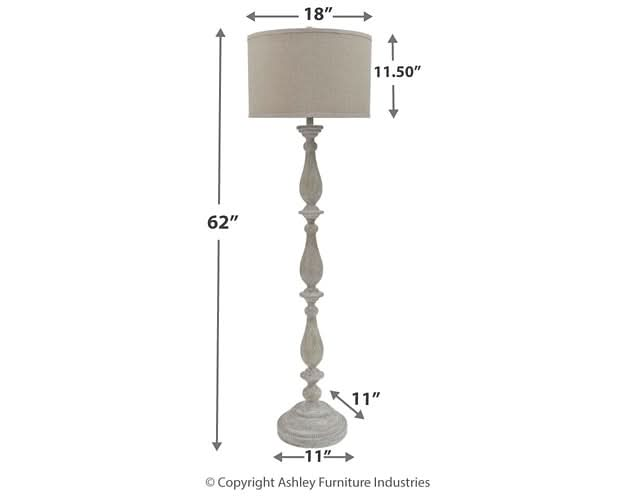 Ashley Express - Bernadate Poly Floor Lamp (1/CN) - Walo Furniture