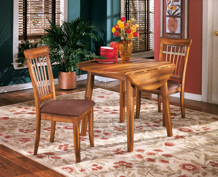 Ashley Express - Berringer Dining Table and 2 Chairs - Walo Furniture