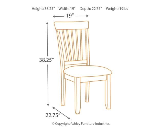 Ashley Express - Berringer Dining UPH Side Chair (2/CN) - Walo Furniture