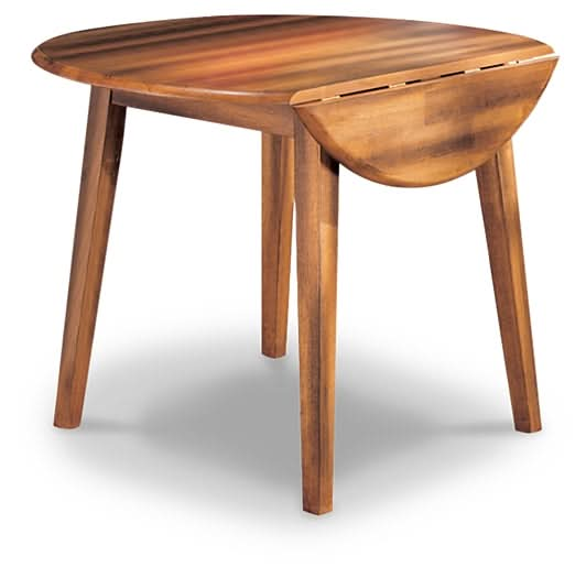 Ashley Express - Berringer Round DRM Drop Leaf Table - Walo Furniture