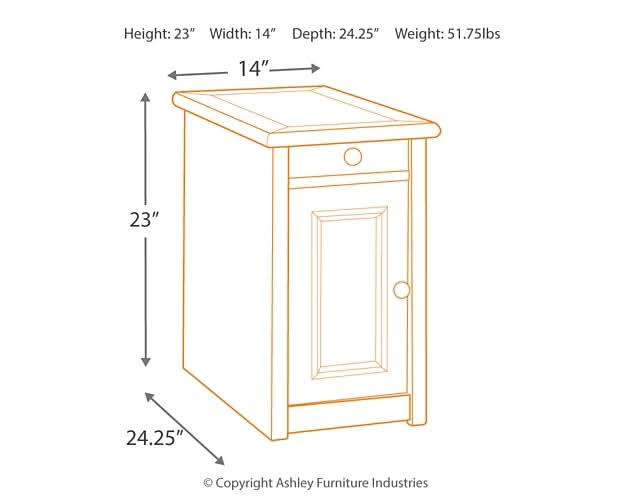 Ashley Express - Bolanburg Chair Side End Table - Walo Furniture