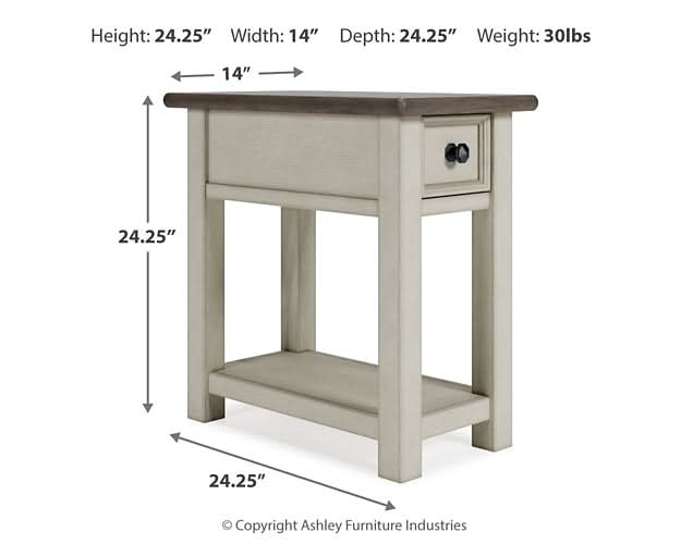 Ashley Express - Bolanburg Chair Side End Table - Walo Furniture