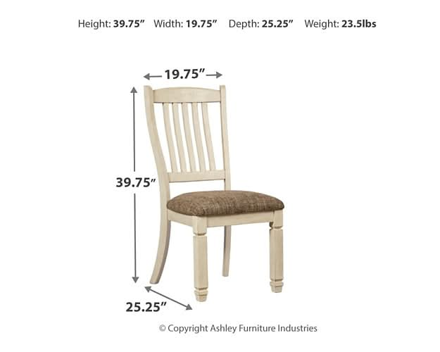 Ashley Express - Bolanburg Dining UPH Side Chair (2/CN) - Walo Furniture