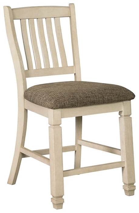 Ashley Express - Bolanburg Upholstered Barstool (2/CN) - Walo Furniture