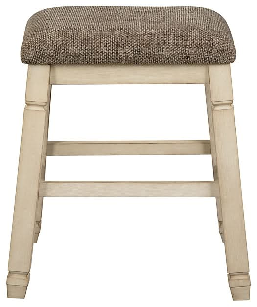 Ashley Express - Bolanburg Upholstered Stool (2/CN) - Walo Furniture