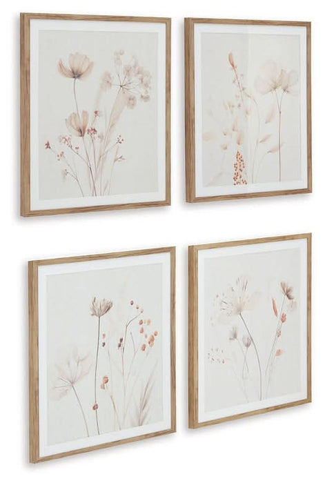 Ashley Express - Bondner Wall Art Set (4/CN) - Walo Furniture