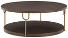 Ashley Express - Brazburn Round Cocktail Table - Walo Furniture