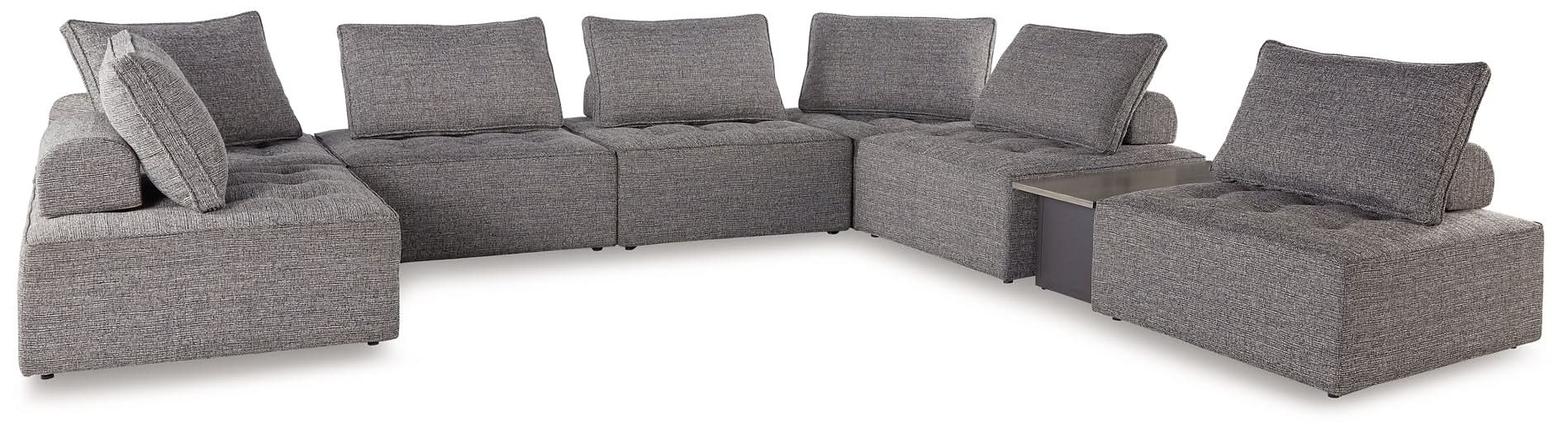 Ashley Express - Bree Zee 8 - Piece Outdoor Sectional with Lounge Chair - Walo Furniture