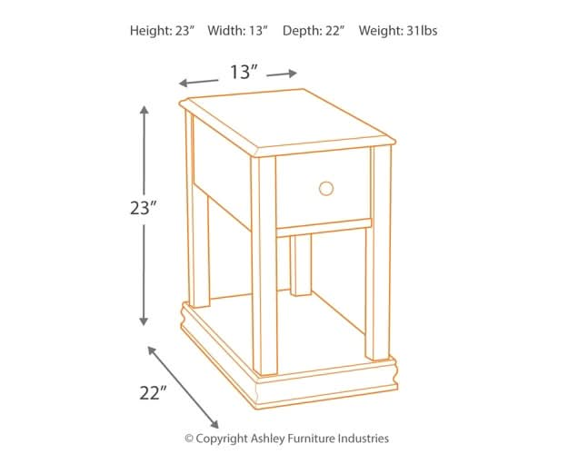 Ashley Express - Breegin Chair Side End Table - Walo Furniture