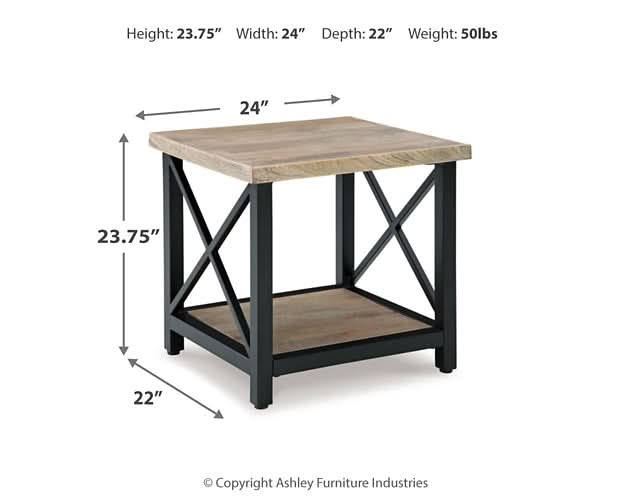 Ashley Express - Bristenfort Coffee Table with 2 End Tables - Walo Furniture