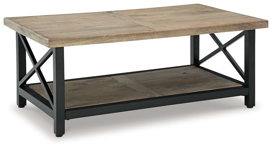 Ashley Express - Bristenfort Coffee Table with 2 End Tables - Walo Furniture