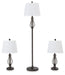 Ashley Express - Brycestone Metal Lamps (3/CN) - Walo Furniture