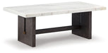 Ashley Express - Burkhaus Coffee Table with 2 End Tables - Walo Furniture