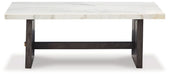 Ashley Express - Burkhaus Coffee Table with 2 End Tables - Walo Furniture