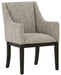 Ashley Express - Burkhaus Dining UPH Arm Chair (2/CN) - Walo Furniture