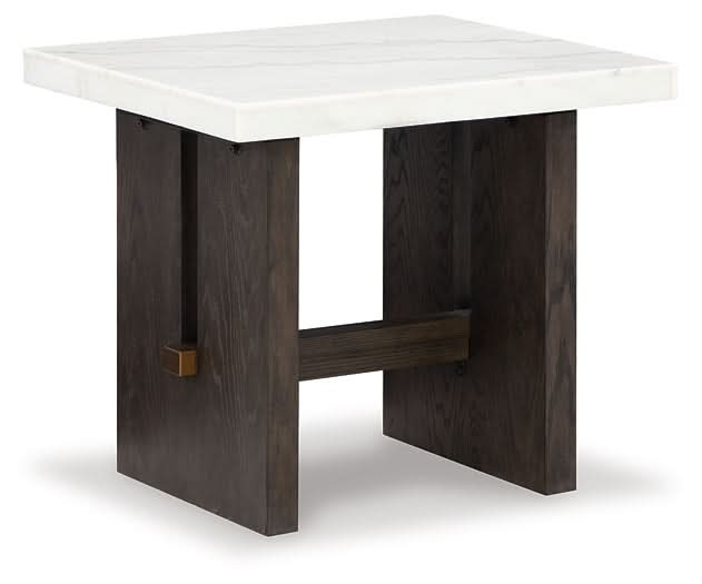 Ashley Express - Burkhaus Rectangular End Table - Walo Furniture