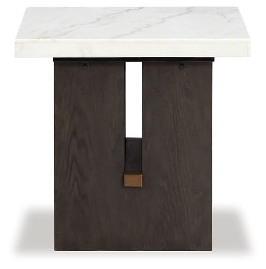 Ashley Express - Burkhaus Rectangular End Table - Walo Furniture