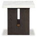 Ashley Express - Burkhaus Rectangular End Table - Walo Furniture