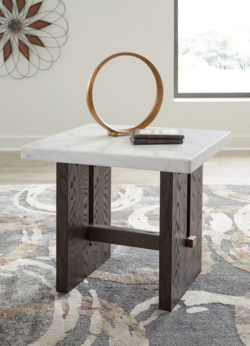 Ashley Express - Burkhaus Rectangular End Table - Walo Furniture