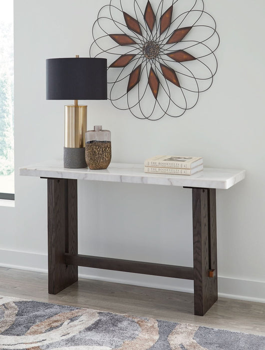 Ashley Express - Burkhaus Sofa Table - Walo Furniture