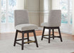 Ashley Express - Burkhaus UPH Swivel Barstool (2/CN) - Walo Furniture