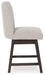 Ashley Express - Burkhaus UPH Swivel Barstool (2/CN) - Walo Furniture