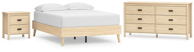 Ashley Express - Cabinella Full Platform Bed with Dresser and Nightstand - Walo Furniture