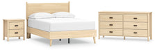 Ashley Express - Cabinella Full Platform Panel Bed with Dresser and Nightstand - Walo Furniture