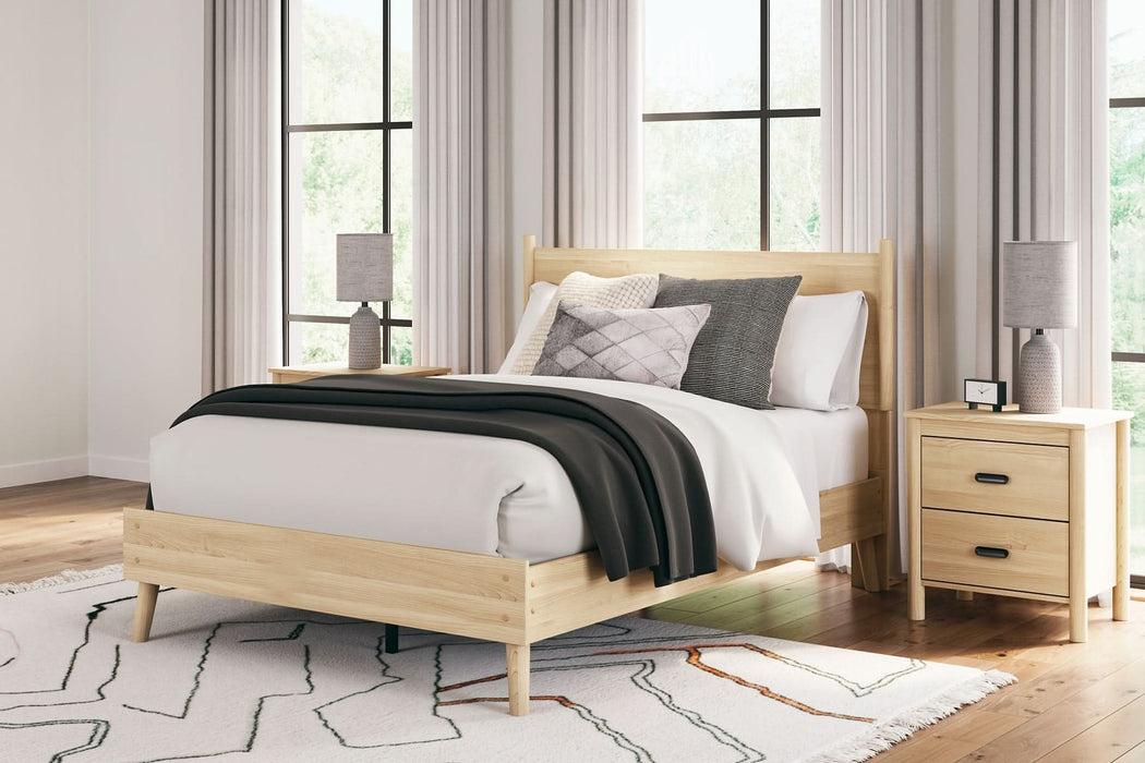 Ashley Express - Cabinella Full Platform Panel Bed with Dresser and Nightstand - Walo Furniture